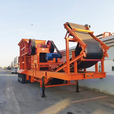 Impianto mobile di frantumazione della mascella YD938E69 Mercati calcare granito basalto per gli acquirenti globali