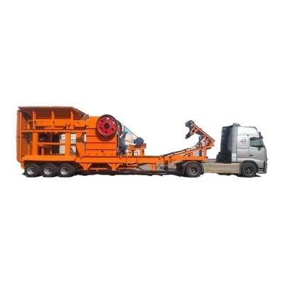 Progettazione di un frantumatore mobile per la cava di calcare/granite/pietra di fiume/basalto di capacità 150-300 tonnellate/ora