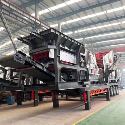 YD938E69/YD1142E710/YD1349E912 150-300tph Mobile jaw crusher per minerale di oro di roccia