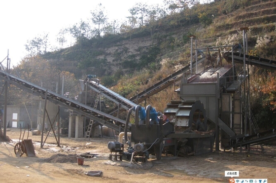 Impianto di produzione di aggregati di pietra mineraria per la linea di frantumazione della mascella standard sul mercato