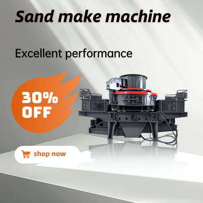 60-520tph VSI Sand Making Machine in colore grigio di ferro con fornitura permanente di ricambi