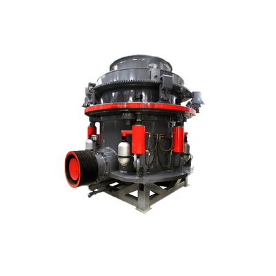 AC Motor Ore Hydraulic Cone Crusher con nastro trasportatore e ingresso Dimensioni 76-320mm