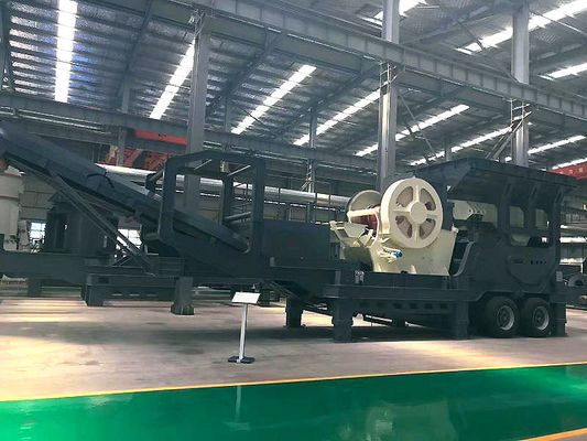 Impianto di frantumazione di rifiuti di costruzione a motore a corrente alternata con una capacità di 70-300 tonnellate orarie