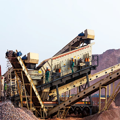 Impianto di frantumazione di rifiuti di costruzione a motore a corrente alternata con una capacità di 70-300 tonnellate orarie