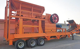 Semi-automatica Mobile 69 Jaw Mounted Crusher Rock Crushing Machine con potenza di 91,5 kW