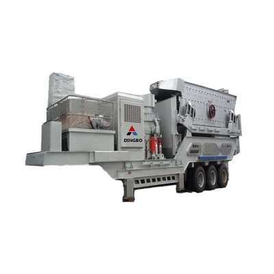 Concentratore di minerale di pietra portatile Concentratore mobile di mascella di roccia con automazione semiautomatica