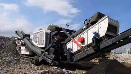 70-150tph Ore Mobile Chaw Crusher Machine Line con e YD1349E912 Guida tecnica