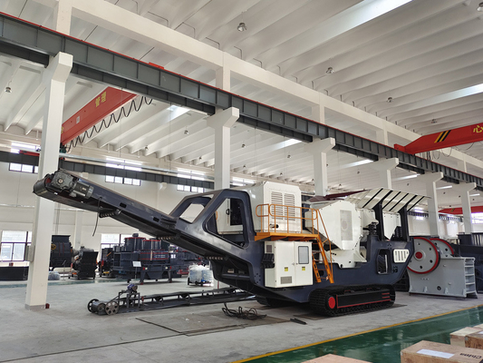 70-700tph mobile Concrete Crusher con motore diesel e 1 anno di assistenza post-vendita
