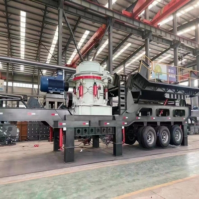 70-300 tonnellate / ora di pietra di produzione di linea Crawler mobile coni di frantumazione con tecnologia avanzata