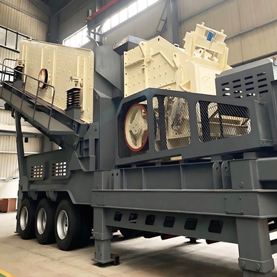 150tph Crawler Mobile Stone Impact Crusher Aggregate Rock Crushing Line Prezzi