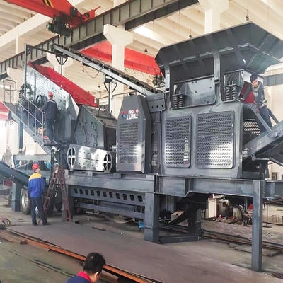 YD938E69/YD1142E710/YD1349E912 150-300tph Mobile jaw crusher per minerale di oro di roccia