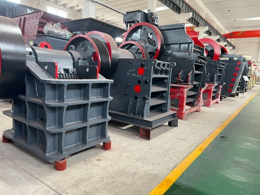 Crusher di mascella primaria di calcare PE con dimensione di ingresso di 20 mm e dimensione finita di 5-47 Um
