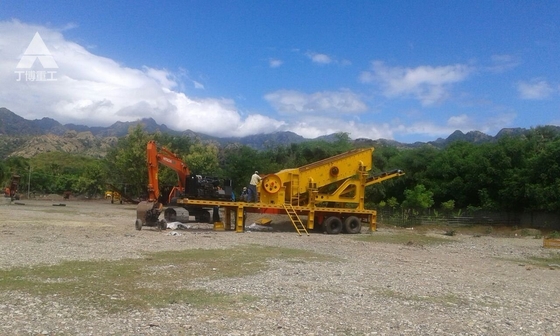 Potenza del motore Stazione di frantumazione della mascella 55-75kw per calcestruzzo calcestruzzo calcestruzzo basalto granito frantumazione