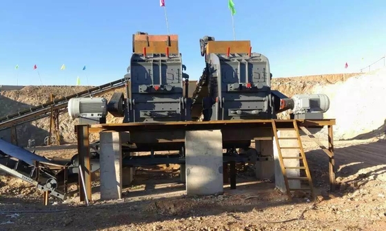 Impianto di produzione di aggregati di pietra mineraria per la linea di frantumazione della mascella standard sul mercato