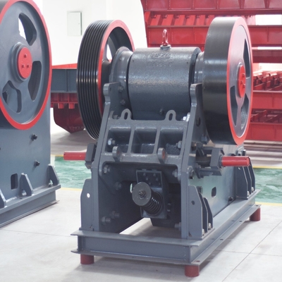 Rocks Granite Marmo Pec Jaw Stone Crusher con convogliatore cintura di ingresso Dimensioni 0-410mm