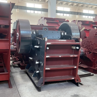 Rocks Granite Marmo Pec Jaw Stone Crusher con convogliatore cintura di ingresso Dimensioni 0-410mm
