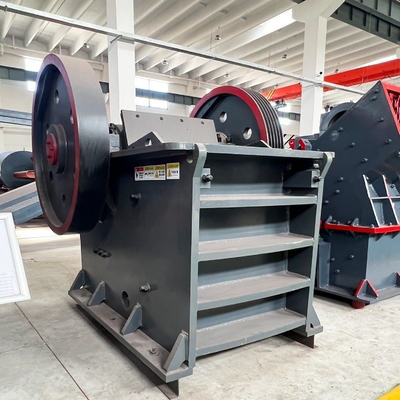 Rocks Granite Marmo Pec Jaw Stone Crusher con convogliatore cintura di ingresso Dimensioni 0-410mm
