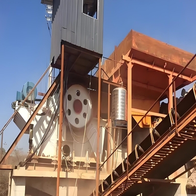 Crusher per mascelle di roccia/merce/mineria con dimensioni di ingresso da 0 a 410 mm e servizio post-vendita di 1 anno