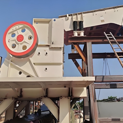 Combinazione di tipo stazione di frantumazione mascella per calcare di pietra calcarea calcarea granito basalto