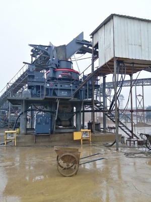 Quartz Stone Granite Basalt Diabase VSI Vertical Shaft Impact Crusher 0-35mm Dimensione di ingresso