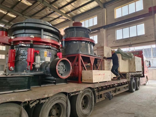 30-280kw Potenza del motore Personalizzazione di molla a molla conicale per il minerale fragile di durezza media