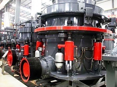AC Motor Ore Hydraulic Cone Crusher con nastro trasportatore e ingresso Dimensioni 76-320mm