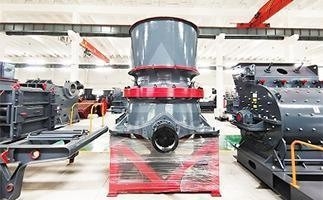 AC Motor Ore Hydraulic Cone Crusher con nastro trasportatore e ingresso Dimensioni 76-320mm
