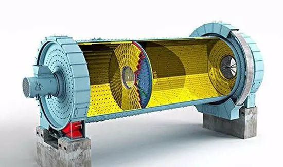 Molino a sfere ampiamente utilizzato per materiali di ferro