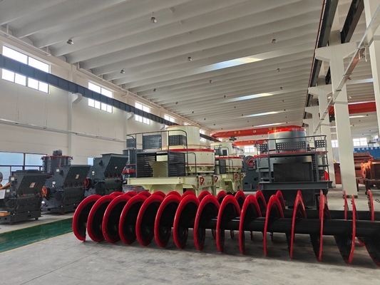 Lavatrice di sabbia a spirale con capacità T/H 100-350tph con potenza motore 11-18.5kw