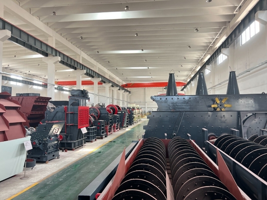 Lavatrice di sabbia a spirale con capacità T/H 100-350tph con potenza motore 11-18.5kw